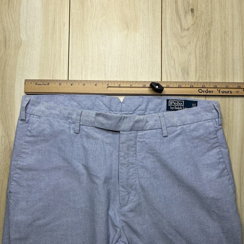 Polo Ralph Lauren Oxford Pants Mens Size 32x32 Blue - Picture 7 of 13